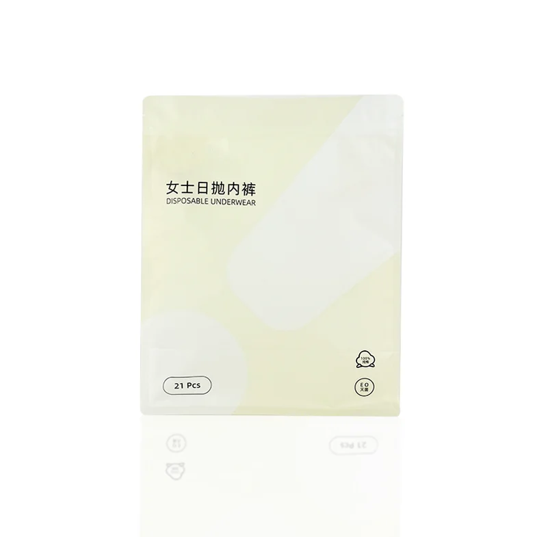 21-Count Women's Disposable Cotton Briefs